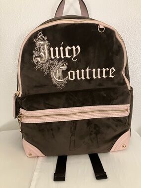 NEW  brown pink Juicy Couture Backpack